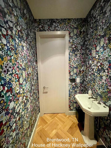 Brentwood, TN House of Hackney Wallpaper Installation